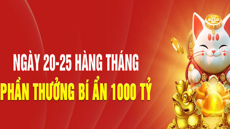 J88 tặng 1000 tỷ vào ngày 20-25 hàng tháng
